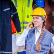 Woman in the maintenance/construction industry. Photo credit: Pexels
